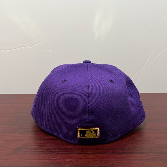 New Era, 59Fifty Fitted Hat, New York Mets, Purple & Black - Picture 4 of 15
